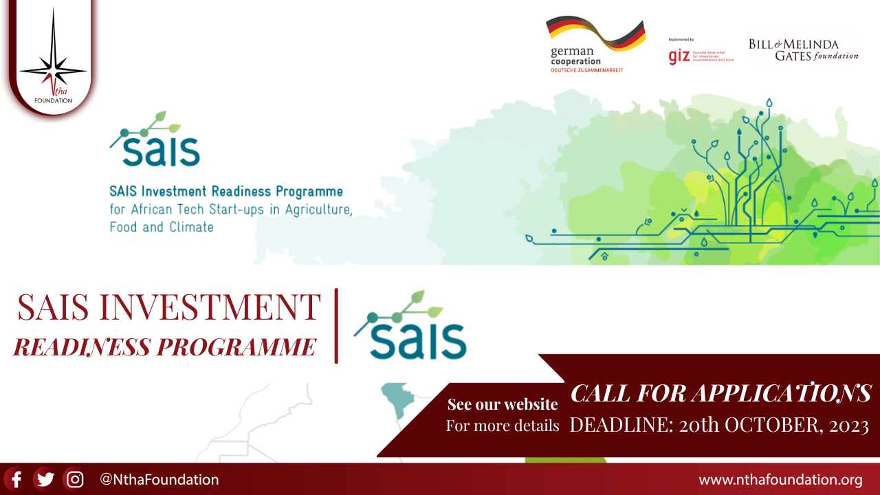 SAIS Investment Readiness Programme 2024 | CALL FOR APPLICATIONS